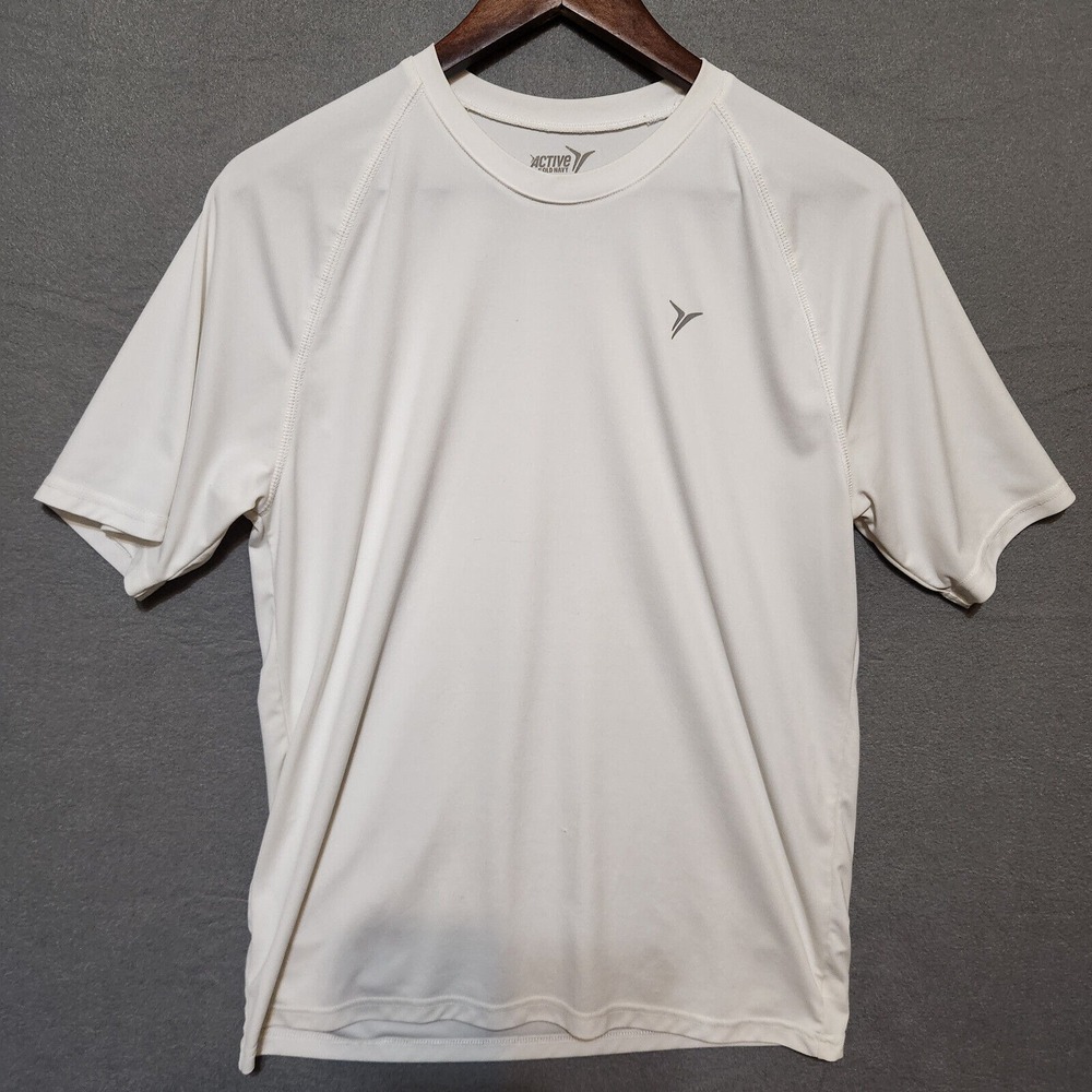 Mens Old Navy Active Short Sleeve T-Shirt White Size Medium